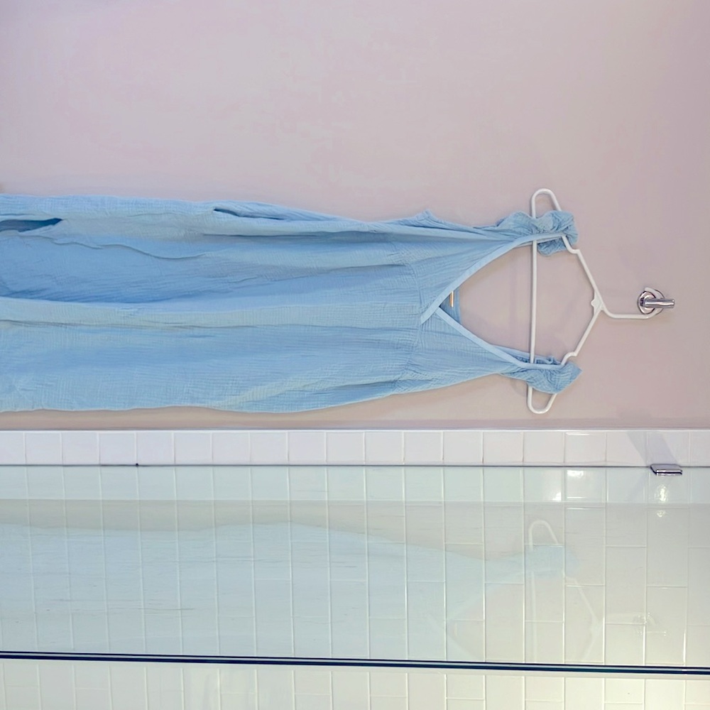 SUPER CUTE blue magaschoni dress